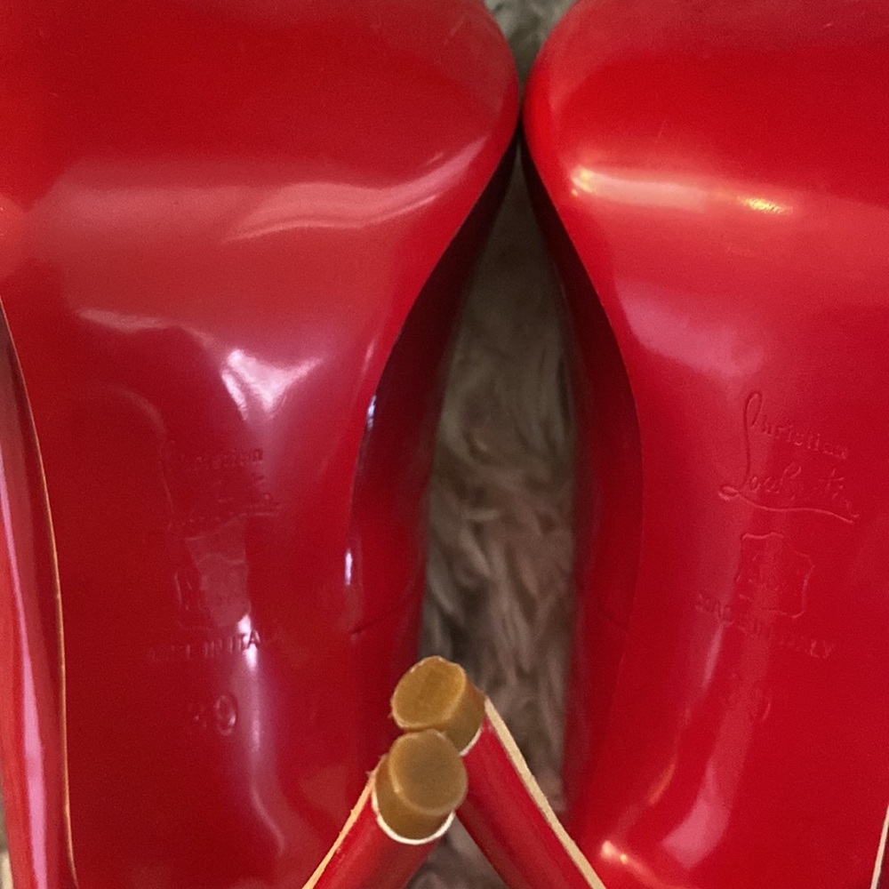 Red ombré high heels - Picture 9 of 9